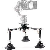 Tilta Hydra Articulating Car Mounting System with Suction Cups | Supports 75mm &amp; 100mm Tripod Heads | Heavy Duty | Mount via Manfrotto &amp; Arca | Stable &amp; Secure (Electronic Suction Cups)