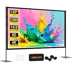 Outdoor Projector Screen with Stand - 120 inch