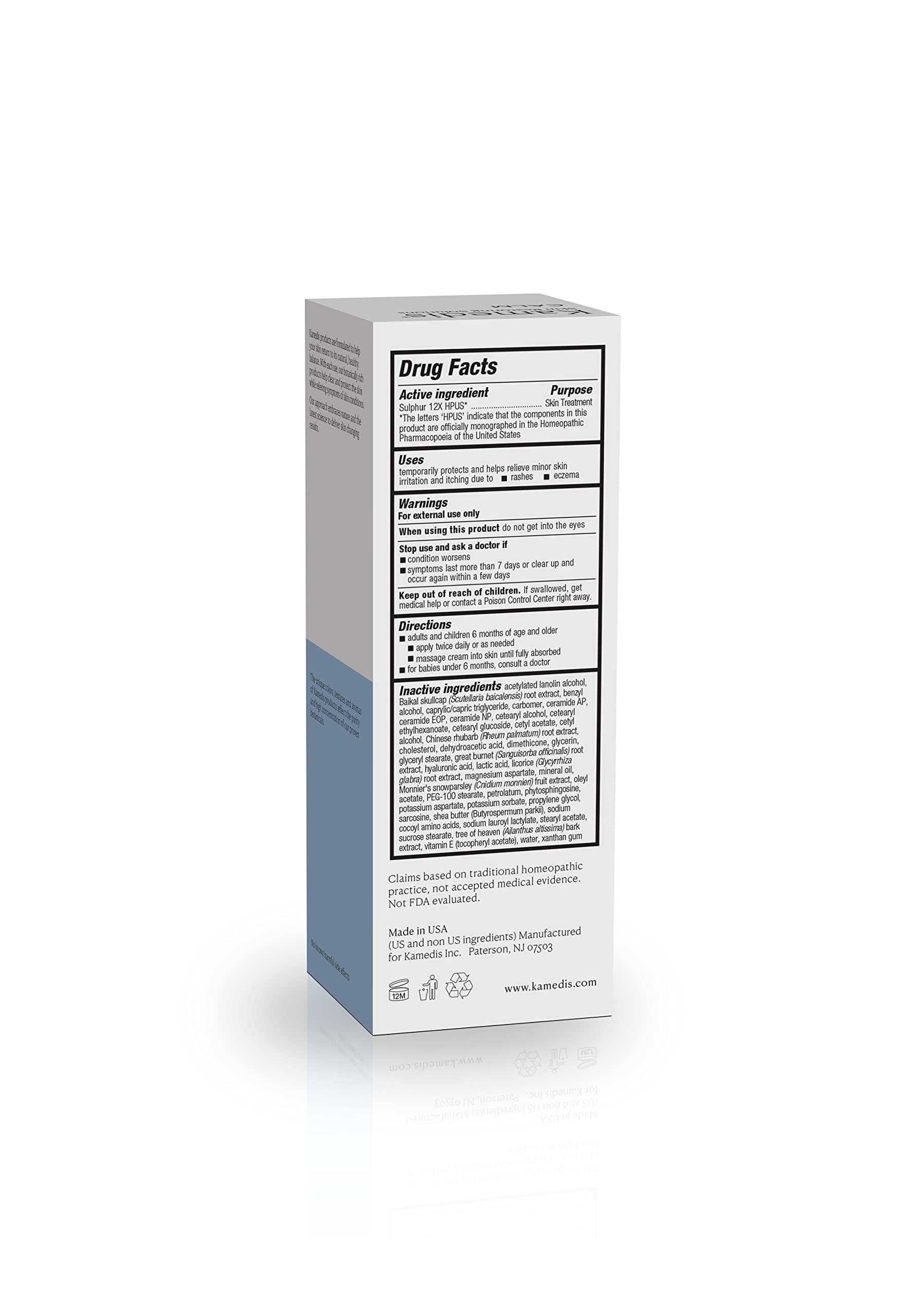 KAMEDIS Eczema Therapy Soothing Body Cream. Botanicals-Based. Clinically Proven for Itchy, Dry, Irritated Skin. Dermatologist Recommended moisturizing Treatment. SLS & paraben-Free.