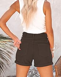 Hilltichu Womens Relaxed Fit Casual High Waist