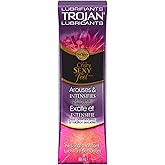 Trojan Silicone Lube Arouses & Intensifies to Take Pleasure to a New Level, Personal Lubricant, Fragrance-Free, Dye & Paraben