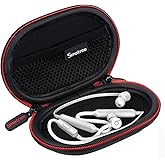 Smatree Headphone Hard Case Compatible with BeatsX, Beats Flex, Powerbeats2, Powerbeats3 Earphones, Bluetooth Sports Headphones,Portable Carrying Case Storage Bag for Earphone, Earbud(Black)