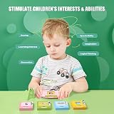 Visator Talking Flash Cards for Toddler 2-6 Years 224 Words Educational Toy view 2