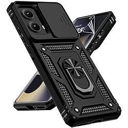 for Motorola Edge 2024 Case with Slide Camera Cover