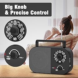 Portable AM FM Shortwave Radio with Long Range