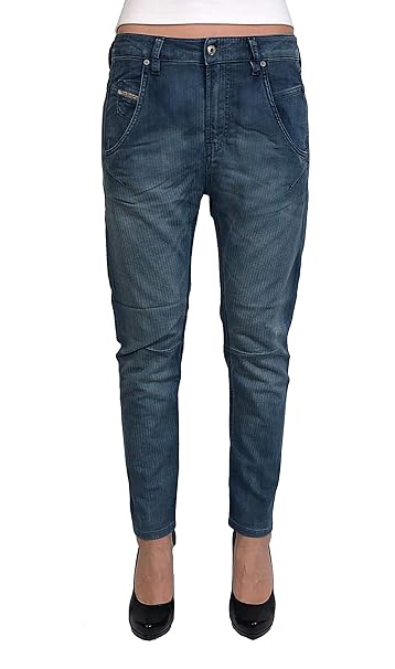 Diesel Damen Stretch Jogg Jeans FAYZA 0665R Boyfriend blau
