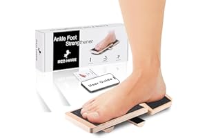 Adjustable Ankle Balance Board with 2 Sidekick Ankle Boards and 6 Balance Bars, Versatile Ankle Strengthener for Stability, R