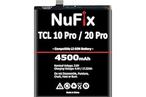 NuFix Battery Replacement Kit for TCL 10/20 Pro TLP043D7 (Only Battery)