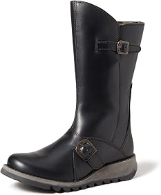 Fly London Mes 2 Womens Black Leather Boots EU41