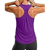 G Gradual Women's Workout Tank Tops Racerback Athletic Yoga Tops Loose Fit Sleeveless Running Gym Sports Shirts for Women