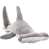 Wild Republic Hammerhead Shark Plush, Stuffed Animal, Plush Toy, Gifts for Kids, Cuddlekins 20", Multi