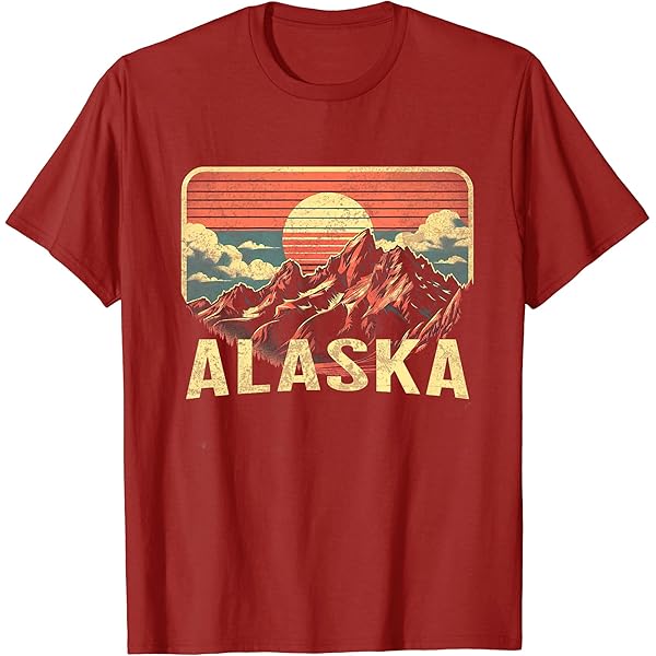 Amazon.com: Alaska USA Outdoor Vintage Alaska Nature Hiking T