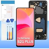 TFT for Samsung Galaxy S21 Plus Screen Replacement SM-G996B SM-G996U SM-G996W SM-G996N SM-G9960 6.7" LCD Display Touch Digitizer Assembly - with Black Frame