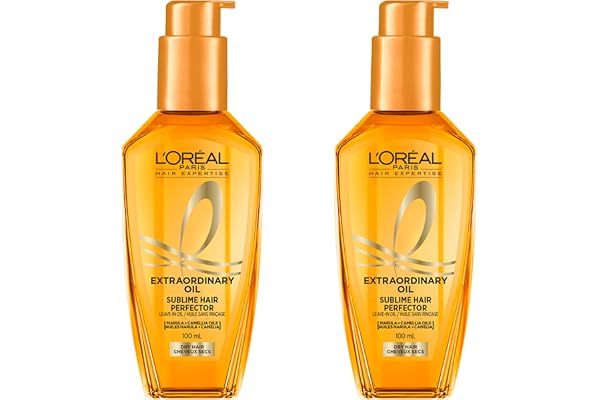 L'Oréal Paris Hair Expertise Extraordinary Oil Sublime Hair Perfector, Hair Serum, Pack of 2, 200ml