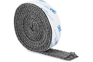 Stanbroil Stove Gasket Tape, 1" Width, 1/4" Thick, 72" Length Self Adhesive Flat Gasket for Stoves and Fireplaces, High Tempe