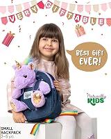 Naturally KIDS Purple Unicorn Backpack for Girls Toddler Gifts view 2