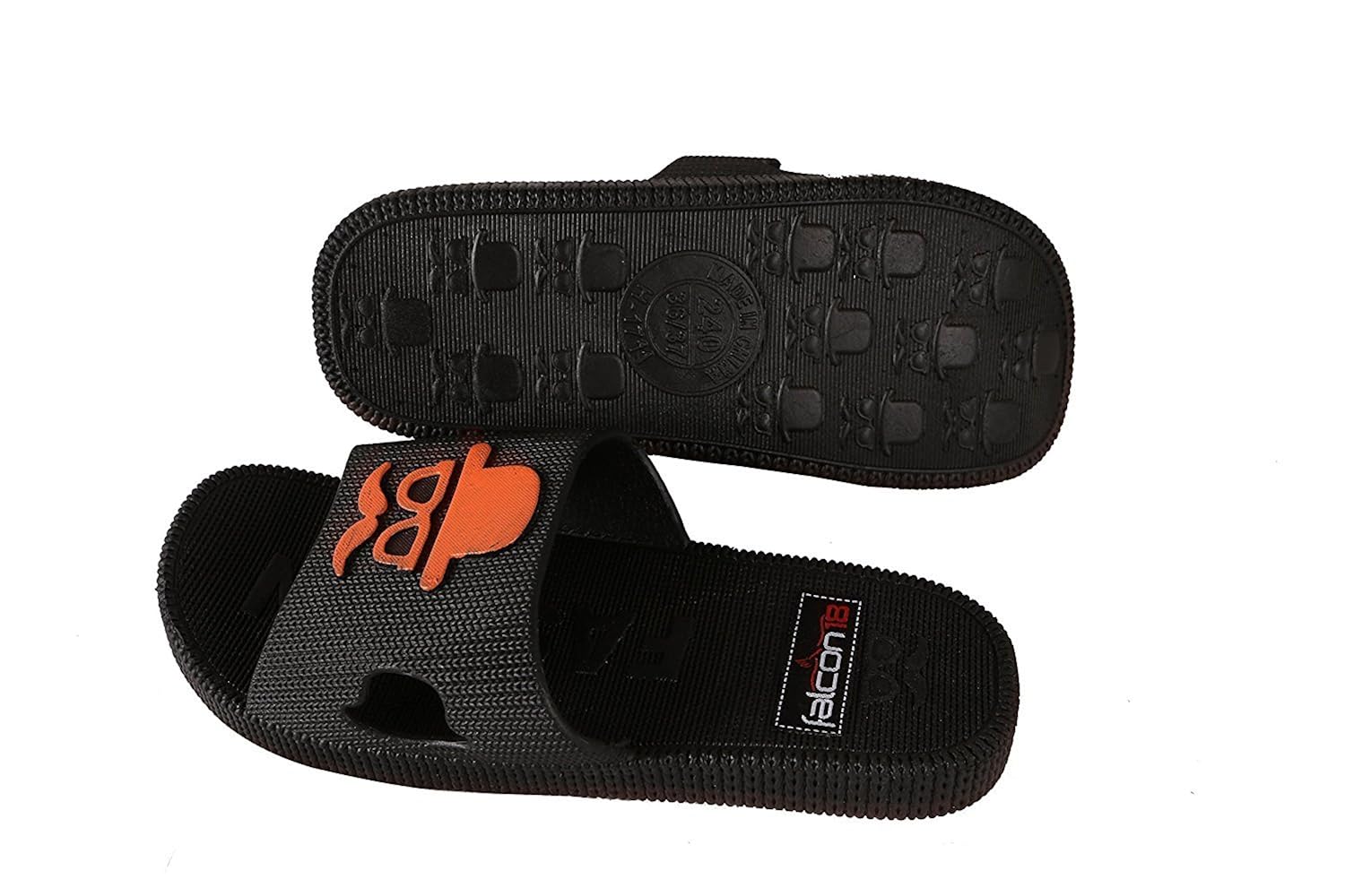 falcon18 women's premium quality stylish and designer moustache flipflops and slide slippers