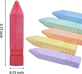 Joyin 24 Pcs Cone Shaped Non-Toxic Washable Sidewalk Chalk Set view 4