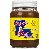 Kary's Original Dark Roux, 16 oz, for Gumbo, Stews and Etouffee | Dark roux mix for gumbo, stews and etouffee; a convenient 16 oz jar for adding rich Cajun flavor and depth.