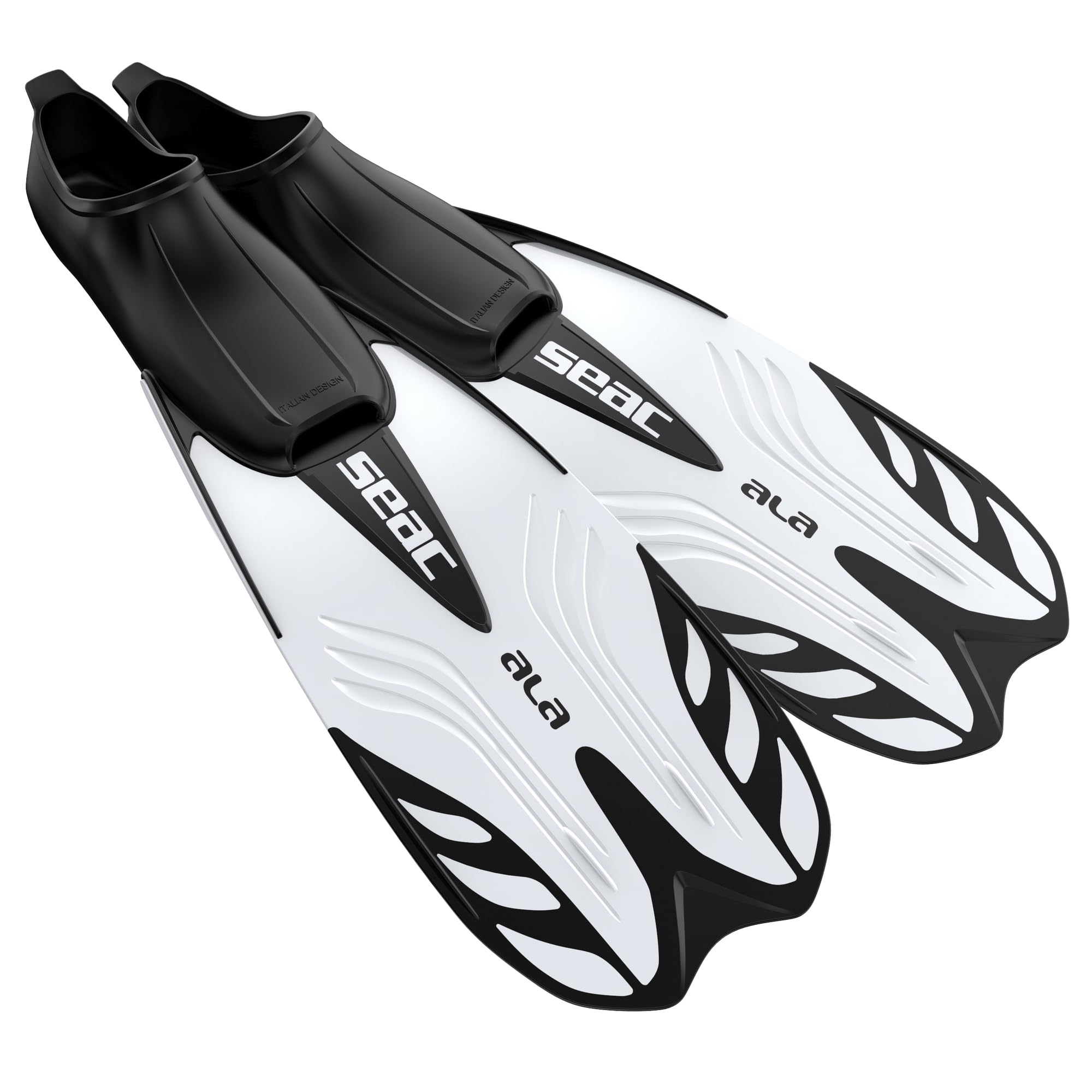 Seac Ala, Full Foot Snorkeling Fins for Adults and Children