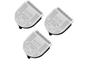COLORSKI 3PCS 5 in 1 Replacement Blades Compatible with Wahl Bravura Clipper Chromado，Creativa，Figura Dog Clippers for Dogs Grooming (5in1/3Pack)