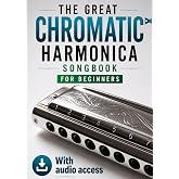 The great chromatic harmonica songbook for beginners: With audio access