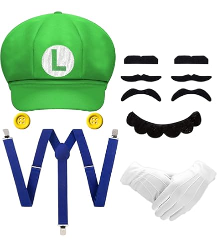 Amazon.com: Disguise Nintendo Super Mario Brothers Luigi Child Hat