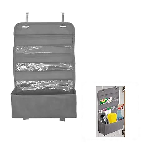 Adeptna Behind The Door Hanging Storage Organiser Pockets Hook