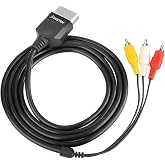 AV Cable Audio Video Cord Compatible with Microsoft Xbox AV-Video