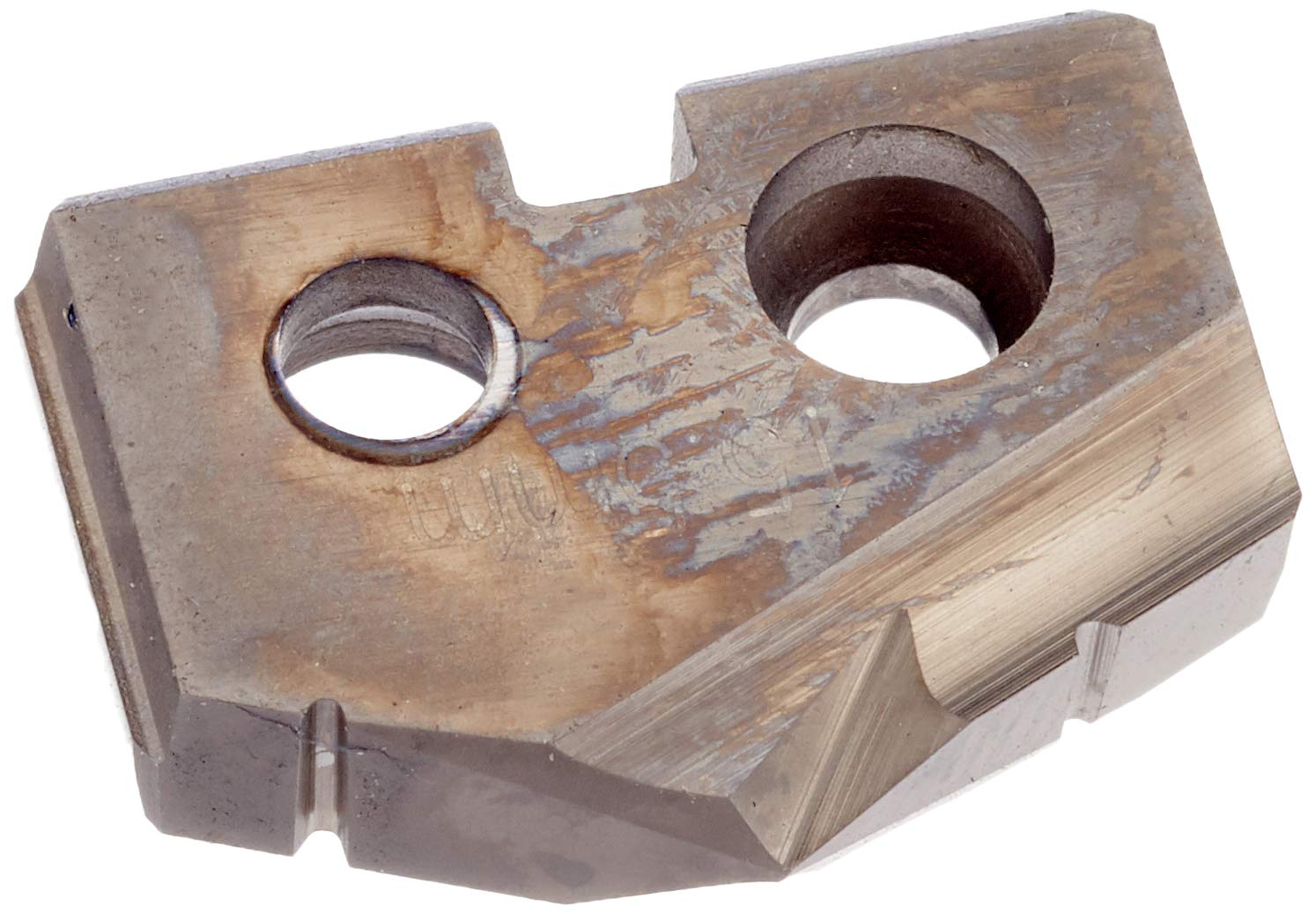 KARNASCH 2230100155 Trowel Drill Bit Plates for Alu, Brass, Copper, Powder Steel 25, 15.5 mm Diameter, 132 ° Point Angle