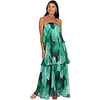 chinese dress ladies Lei Strapless Black Maxi Dress - US 14 main image 0