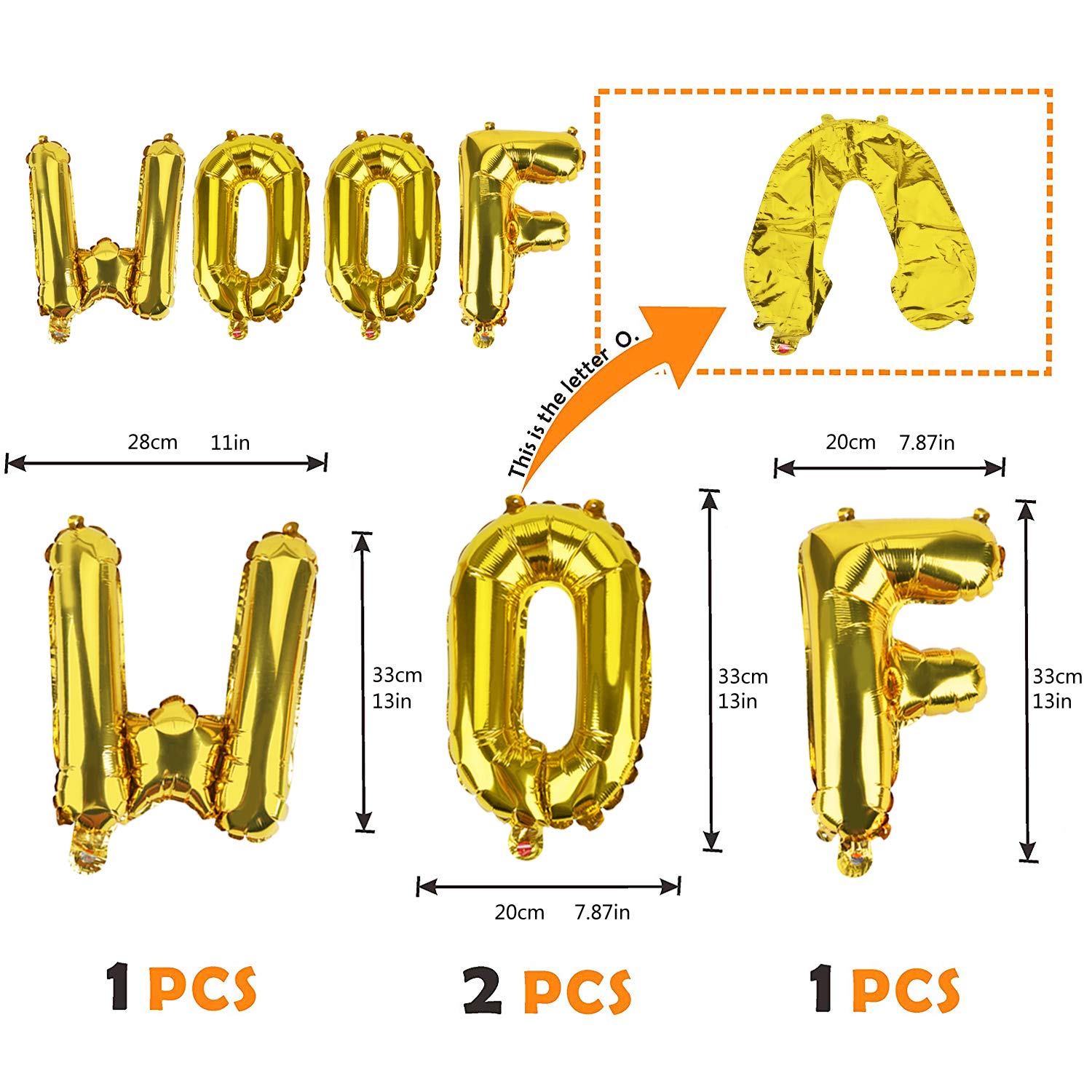 Legendog Dog Birthday Party Supplies,Dog Birthday Hat and Bow ­ WOOF Letter Balloons ­ Happy Birthday Banner ­ 20Pcs Latex Balloons