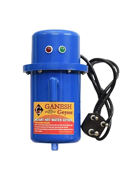 GANESH POLYMERS Plastic Portable Geyser (Blue)