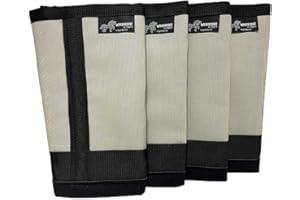 MUVADO Warrior Fly Boots for Horses - Breathable Mesh Horse Boots for Fly Protection & Leg Comfort - Set of 4 (Knight Warrior, Gray)