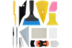 Wigoo Window Tint Tools Kit Window Tint Kit with Stainless-Steel Utility Knife,Window Tint Squeegee Small Squeegee Tint Kit for Car Glass Film Window Tinting,Vinyl Wrap Installation Glass Film Tool