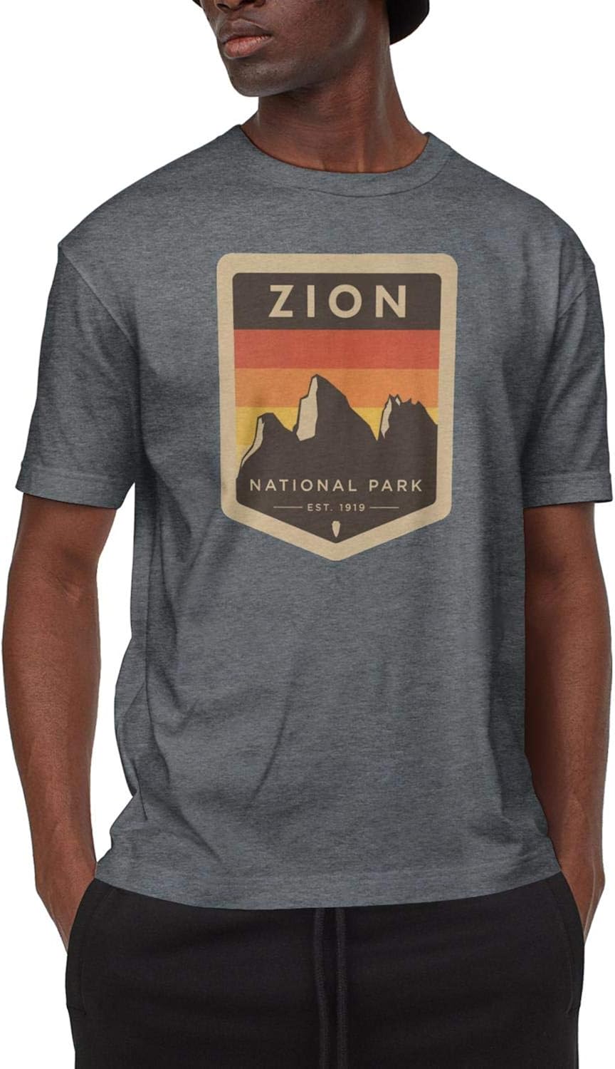 Vintage T Shirt Zion National Park Cotton Short Sleeve