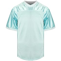 Blank Football Jerseys Mesh Athletic Football Shirt