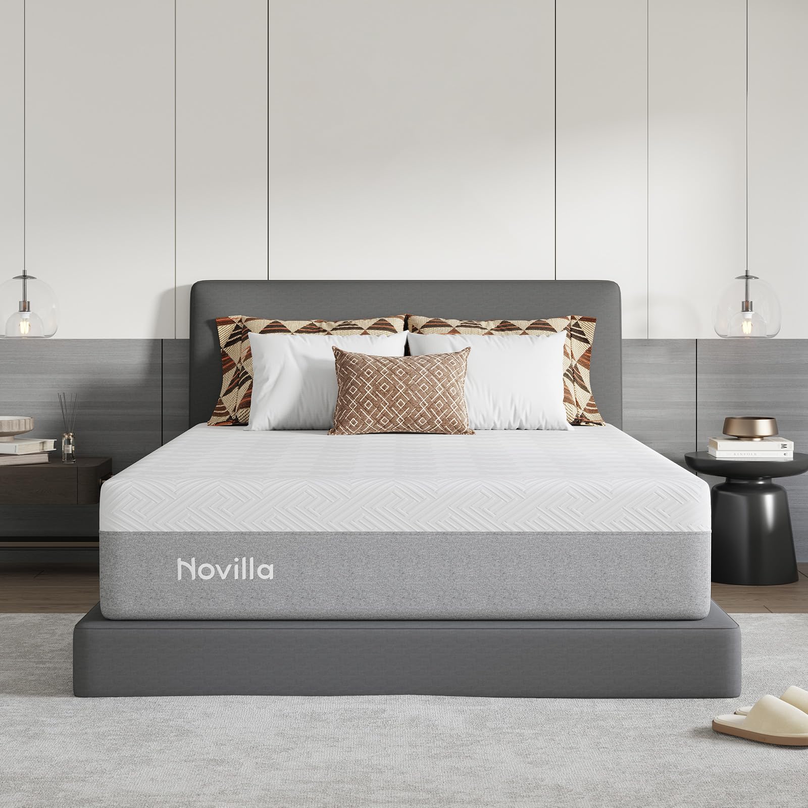 Photo 1 of ***FACTORY SEALED***Novilla Mattress Queen Size, 14 Inch Gel Queen Memory Foam Mattress in a Box for Suppotive, Pressure Relieving & Plush Comfort, Bliss