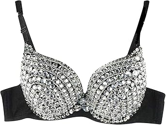 rhinestone sports bra