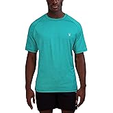 Spyder Men's Short Sleeve Rashguard – Quick-Dry Swim Shirt with Sun Protection, Performance Top