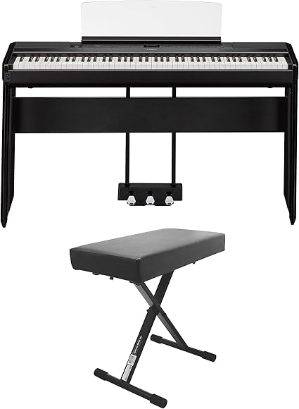 Yamaha Cp300 Key Graded Hammer Stage Piano Bundle With Heavy Duty Z Style Piano Stand And Black Padded Piano Bench Trueyogaevergreen Com