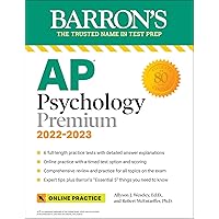 AP Psychology Premium, 2022-2023: Comprehensive Review with 6 Practice Tests + an Online Timed Test Option (Barron's AP)