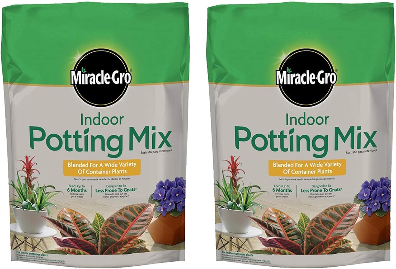 Miracle-Gro Indoor Potting Mix, 6 Qt, 2 Pack amazon.com wishlist