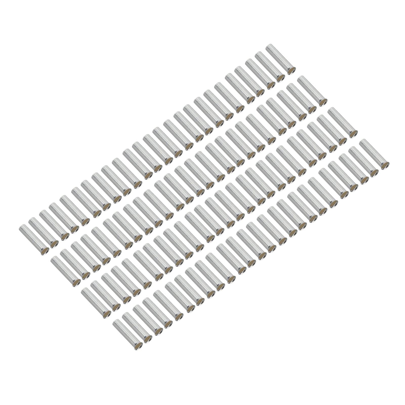 Copper Wire Ferrule Crimp Connector 10AWG Tinned Copper for 6mm² Electrical Cable EN6012 100PCS