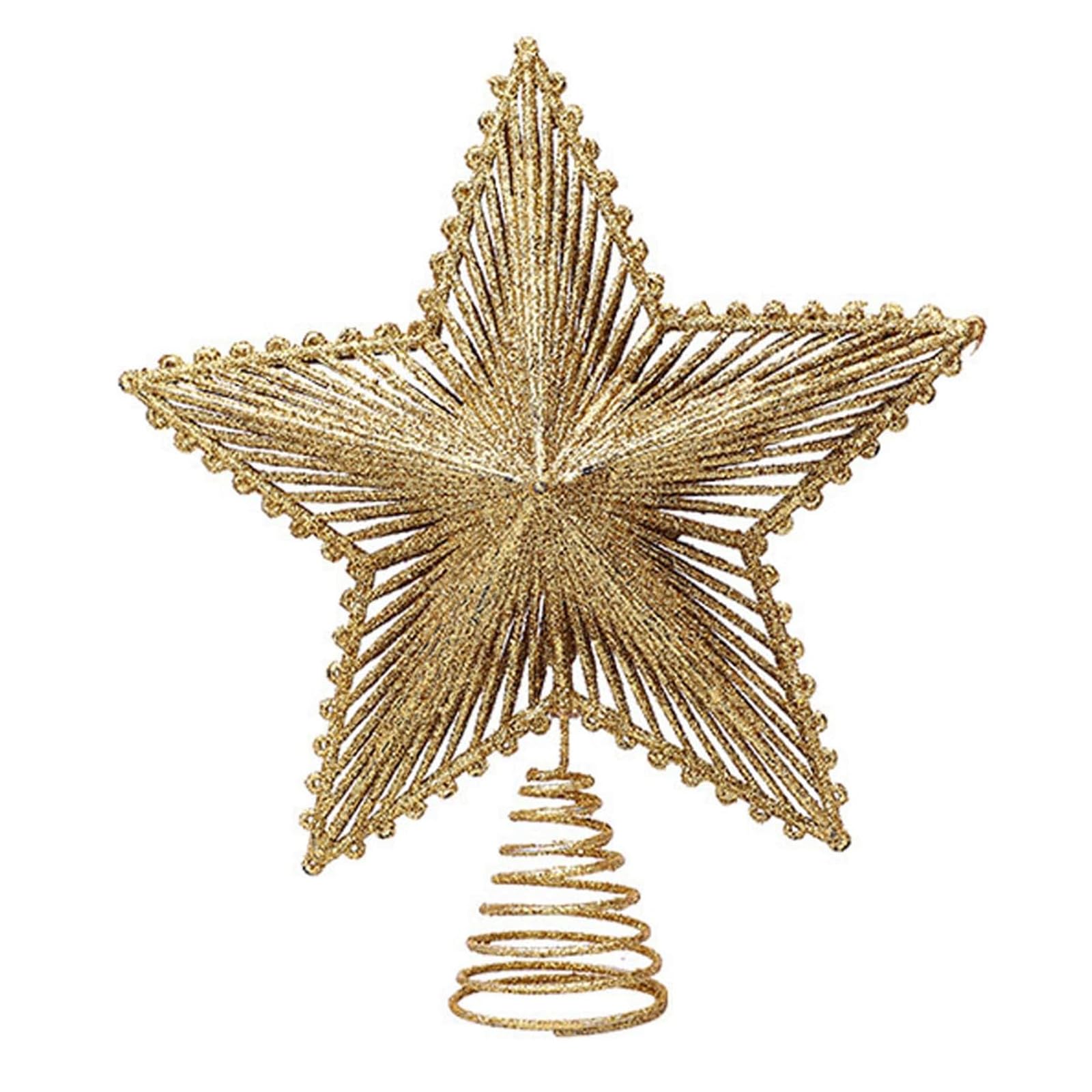 Photo 1 of Valentine Day Tree Topper Glitter Star Tree Topper for Valentine's Day Party Wedding Holiday Ornament Home Decoration