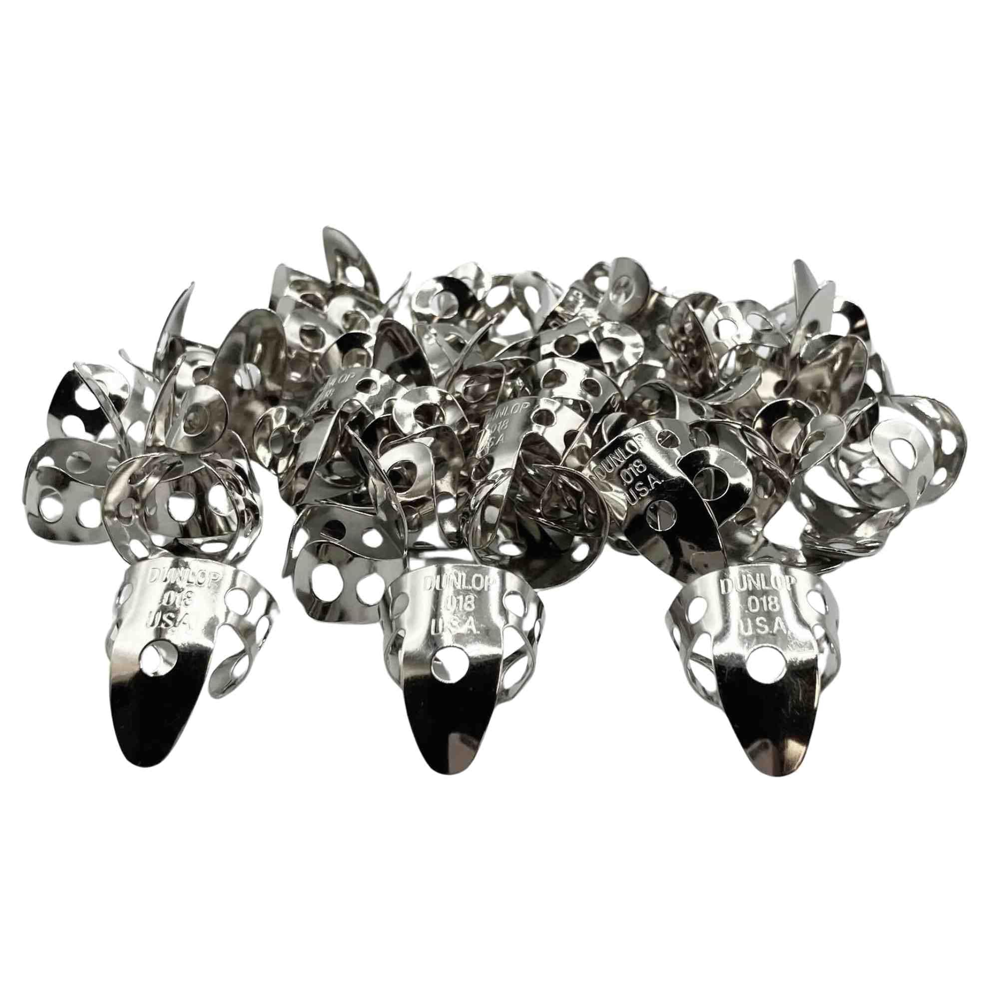 Dunlop 34R.018 Nickel Silver Fingerpicks, .018", 50/Box
