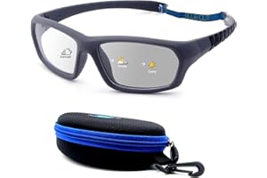 BLUE CUT Kids Sports Protection Goggles – Photochromic Safety Glasses for Children, Basketball, Baseball & Outdoor Sports