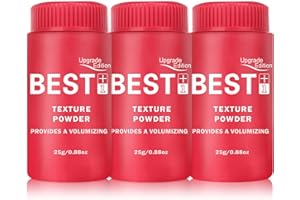 DAMUSI Hair Mattifying Volumizing Texturizing Powder for Men Women Fluffy Hair Texture Volume Styling Powder Matte Finish Oil Control Natural Look Easy to Apply(3PCS)