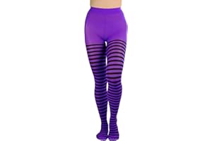 ToBeInStyle Women's Nylon Horizontal Striped Tights