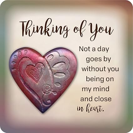 Amazon Com Faithworks From The Heart Magnetic Plaque Thinking Of